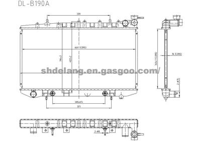 NISSAN  Brazed  Radiator  2146062J00 2146062J01 2141053J00