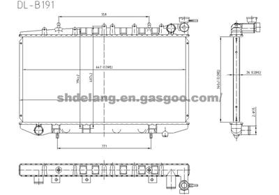 NISSAN  Brazed  Radiator  2141062J00 2141062J01 2141064J00