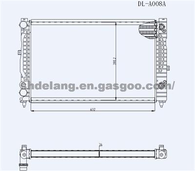 Volkswagen Brazed Radiator 8d0121251m 8d0121251bc