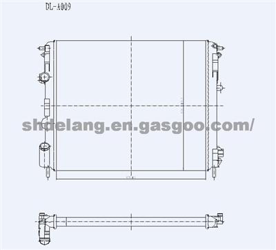 Nissan Renault Brazed Radiator 8200033831 8200343476 8200343476