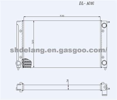 VOLKSWAGEN  Brazed  Radiator   321121253AL