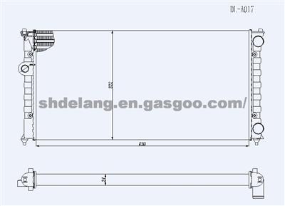 VOLKSWAGEN  Brazed  Radiator  1H0121253H 1H0121253E 1H0121253Q