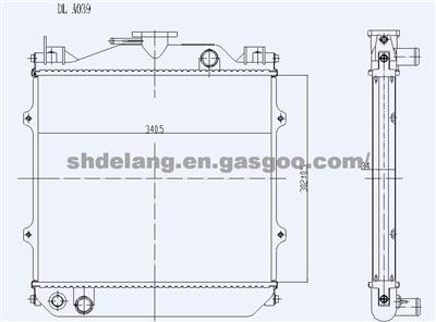 SUZUKI  Brazed  Radiator 85-00 1770084200