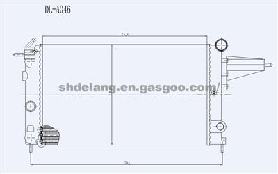 Vauxhall Opel Brazed Radiator 90264491 1300087 130008
