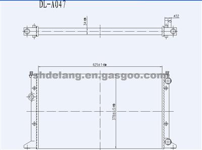 VOLKSWAGEN   Brazed  Radiator   1E0121253 1E0121253C 1EO121253 1EO121253C