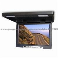 19-inch Flip Down TFT LCD Monitor with Built-in Dome Light and Power Memory Function