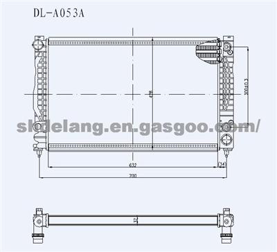 AUDI  Brazed  Radiator   8D0121251B