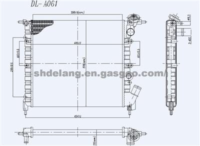RENAULT  Brazed  Radiator   7700805486   7700784037 6006000710