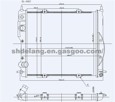 Renault Brazed Radiator 7702217613