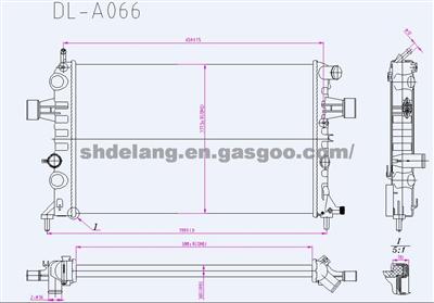 VAUXHALL  OPEL  CHEVROLET  Brazed  Radiator   9119482    1300214 09193265   1300189