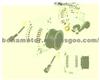 Alternator KOMATSU 6D102 27060-74420 101211-042