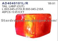 AUDI  Tail Lamp (OUT)  L:893-945-217A R:893-945-218A