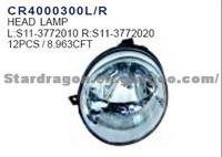 CHERY  QQ3 S11 Head Lamp L: S11- 3772010 R: S11- 3772020