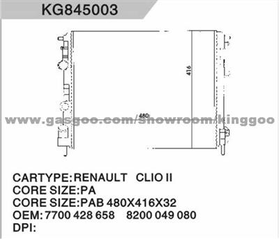 RENAULT Radiator 7700428658   8200049080