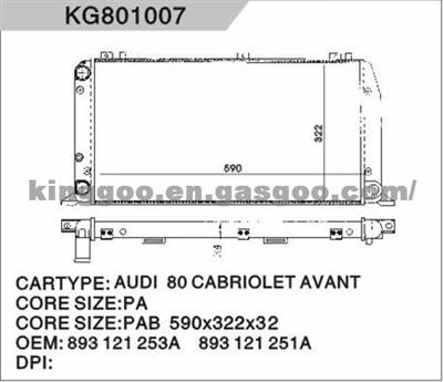 AUDI Radiator 893121253A/ 443121253E