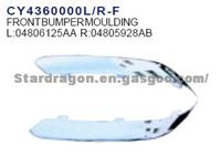 Chrysler  Front  Bumper Moulding  L: 04806125aa R: 04805928ab