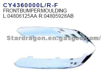 Chrysler  Front  Bumper Moulding  L: 04806125aa R: 04805928ab