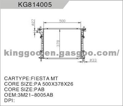 Aluminum Radiator for FORD