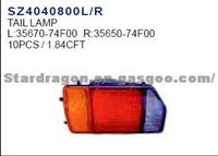 SUZUKI Tail Lamp L: 35670- 74F00 R: 35650- 74F00