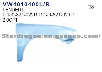 Vw Fender L L: 1j0- 821- 022r R: 1j0- 821- 021r