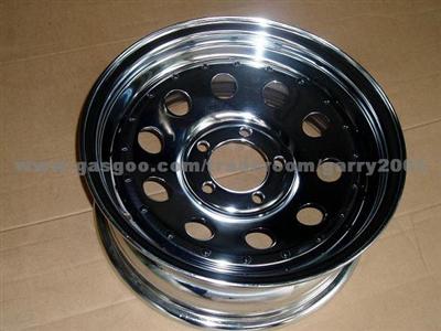 Steel Trailer Wheel Chrome