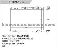 Aluminum Radiator for NISSAN 21410- 55E01/ 55E00