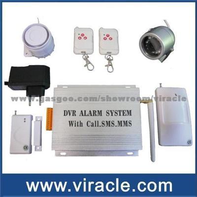 MMS Home Alarm with Photo Taking Function
