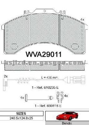 Bus&Truck Brake Pad Wav29011
