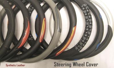 Synthetic Leather Steering Wheel Cover