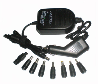 90W Universal DC Car Charger for Laptop