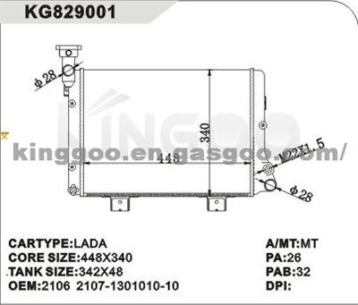 LADA Radiator 2106