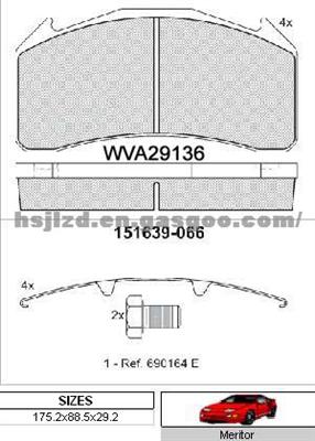 Bus&Truck Brake Pad WVA29136