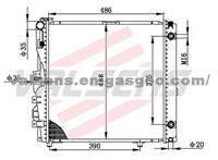 BENZ 126/ 260 SEL'88- 91 OE: 124. 500. 4103 Radiator