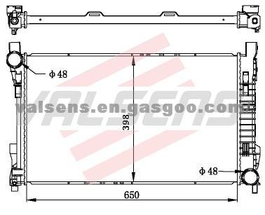 BENZ CLK- CLASSW209 CLK200CGI'02 OE: 2035001003/ 0503/ 0703/ Radiator