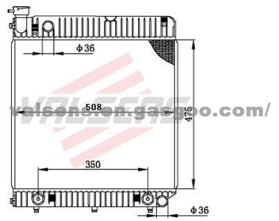 BENZ 410D'86- 96 OE: 6015005503 Radiator