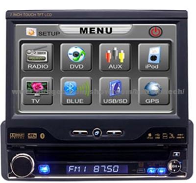 7inch car DVD player with GPS and DVB-T