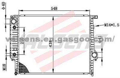 Bmw 325'88- 91 E32/ M30 Oe: 1723825/ 1719261 Radiator