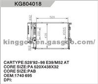 BMW  Aluminum Radiator 1740695