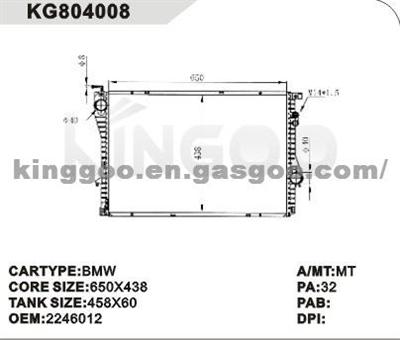 BMW  Aluminum Radiator 2246012