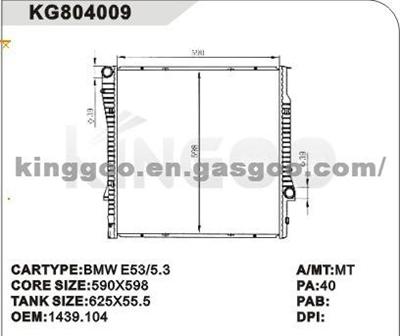 BMW  Aluminum Radiator 1439. 104