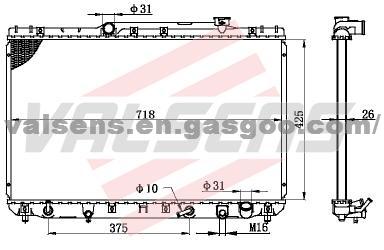 TOYOTA  CAMRY'92-96 SXV10  OE:16400 03060/74880 Radiator