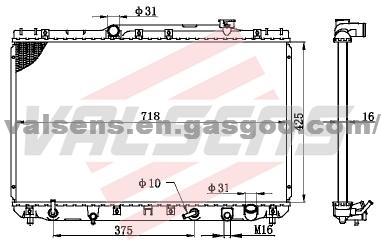 TOYOTA  CAMRY'92- 96 SXV10  OE: 16400 03060/ 74880 Radiator