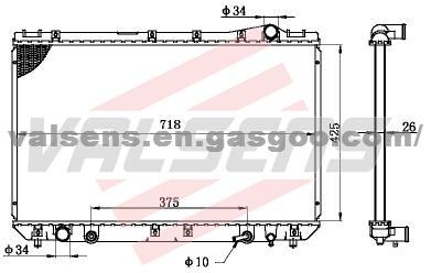 TOYOTA  CAMRY'95- 96 MCV/ MCX  OE: 16400 20040 Radiator