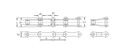 Double Pitch Roller Chain(B Series)