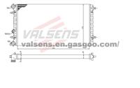 Radiator for  VW New Beetle(98-), Beetle(98-)    OE:1C0121253C