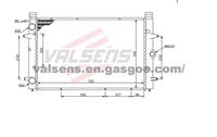Radiator for  VW Transporter T4 (90-)   OE:701121253D