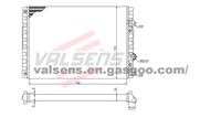 Radiator for  VW Polo(95-)   OE: 6N0121253L