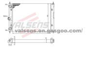 Radiator for VW Polo(90-) ,Polo III(00-)  OE: 867121253L