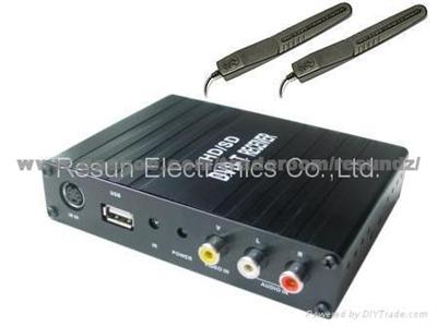 Car Mobile HD DVB- T Digital TV Receiver - Dual Tuner - MPEG- 4 - AVC/ H. 264