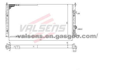 Radiator for  VW Passat(91-)   OE: 357121251